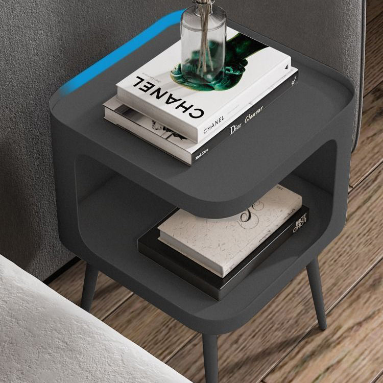 Nordic Carbon Steel Storage End Table