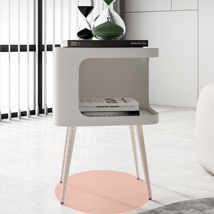 Nordic Carbon Steel Storage End Table