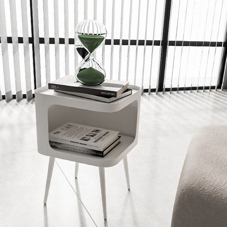 Nordic Carbon Steel Storage End Table