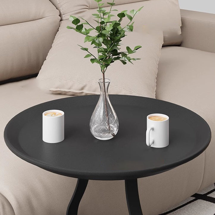 Modern Cylinder Iron Storage End Table
