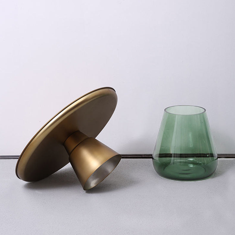 Scandinavian Drop Metal Glass Coffee Table