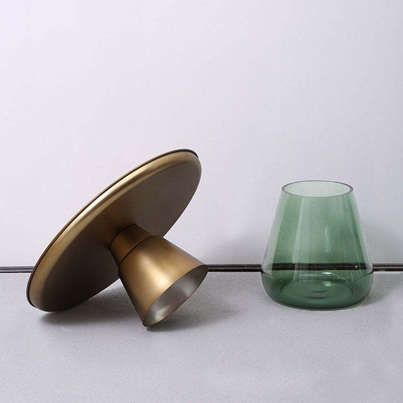 Scandinavian Drop Metal Glass Coffee Table