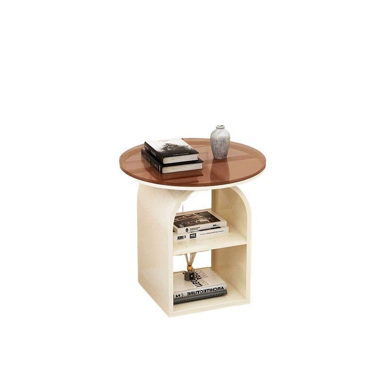 Nordic Arched Glass Iron End Table