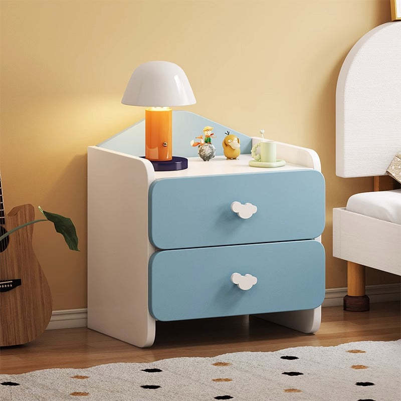 Kids Cloud Handle Nightstand 1/2-Drawer