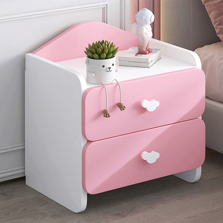 Kids Cloud Handle Nightstand 1/2-Drawer — B / Blue
