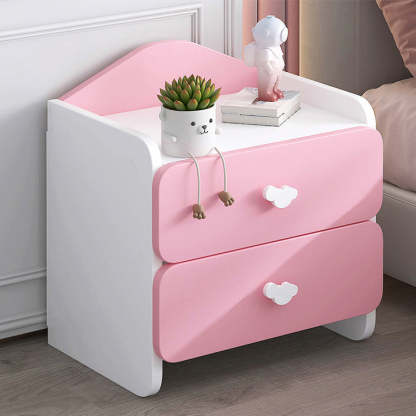 Kids Cloud Handle Nightstand 1/2-Drawer — B / Blue
