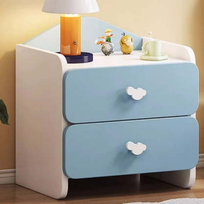 Kids Cloud Handle Nightstand 1/2-Drawer