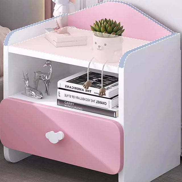 Kids Cloud Handle Nightstand 1/2-Drawer