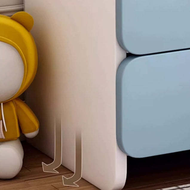 Kids Cloud Handle Nightstand 1/2-Drawer