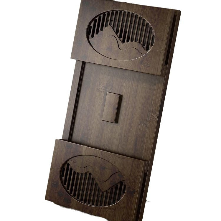 Japanese Bamboo Carved Foldable Coffee Table