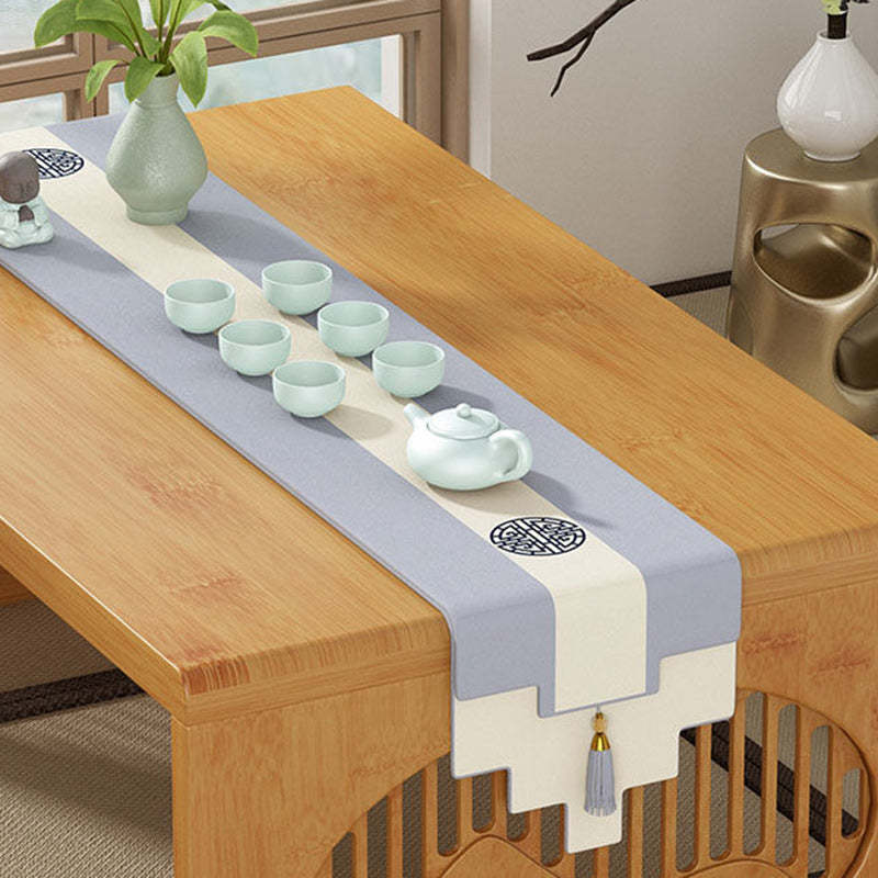 Japanese Bamboo Carved Foldable Coffee Table