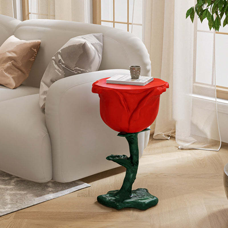 French frp storage end & side tables in glass — 13.78" L x 13.31" W x 22.83" H