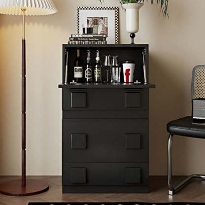 Nordic Wood Modular 1-Cabinet Rectangular Side Table