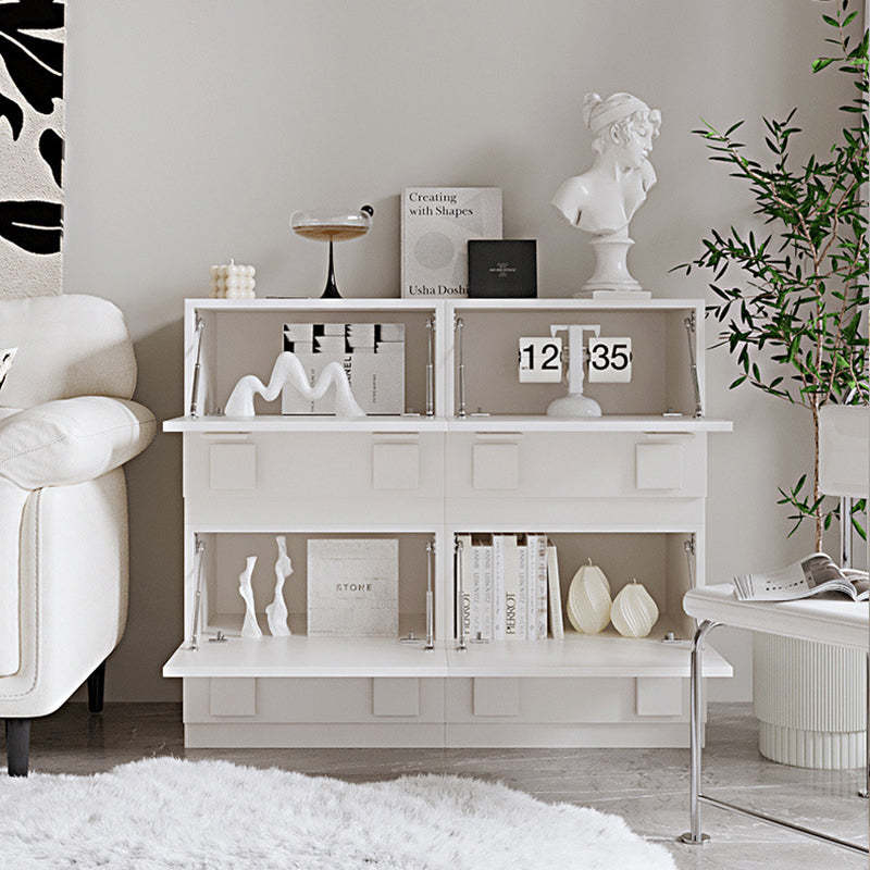 Nordic Wood Modular 1-Cabinet Rectangular Side Table