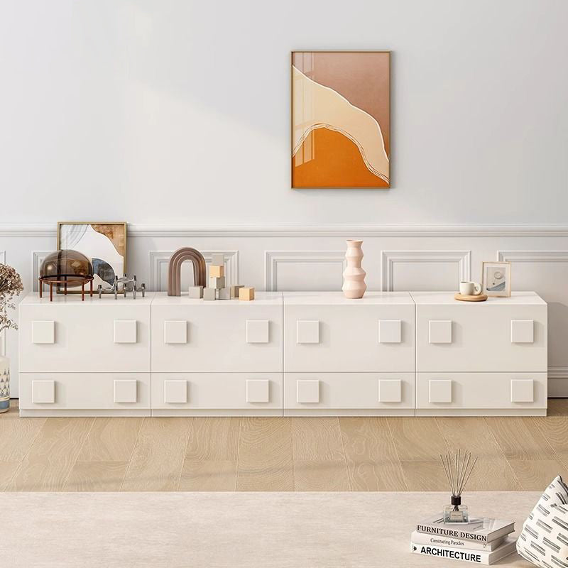 Nordic Wood Modular 1-Cabinet Rectangular Side Table
