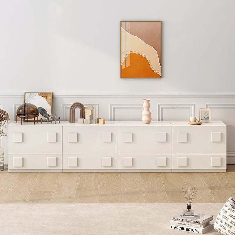 Nordic Wood Modular 1-Cabinet Rectangular Side Table