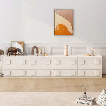 Nordic Wood Modular 1-Cabinet Rectangular Side Table