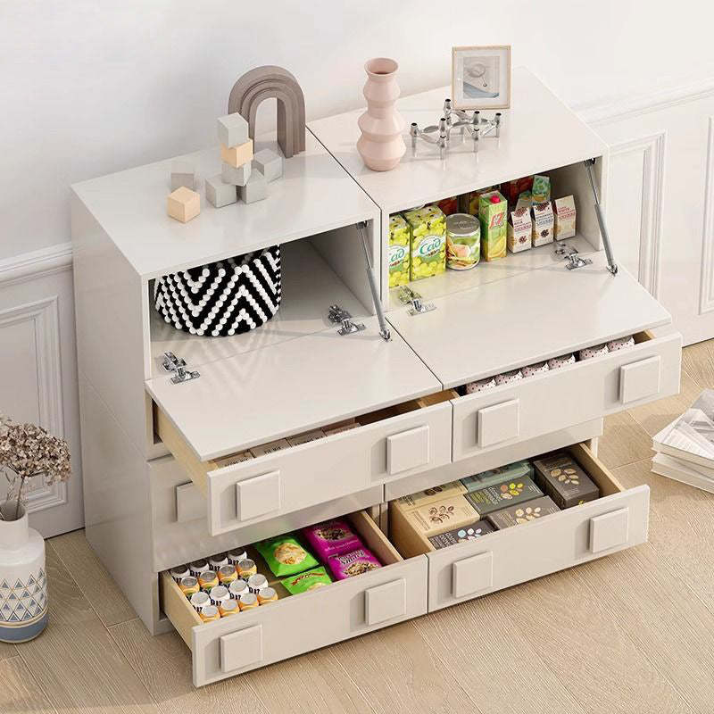 Nordic Wood Modular 1-Cabinet Rectangular Side Table