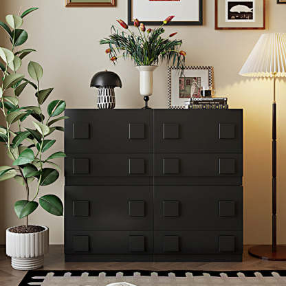 Nordic Wood Modular 1-Cabinet Rectangular Side Table