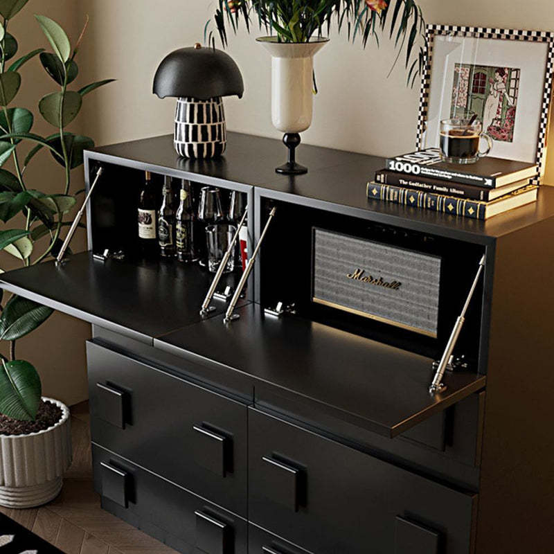Nordic Wood Modular 1-Cabinet Rectangular Side Table