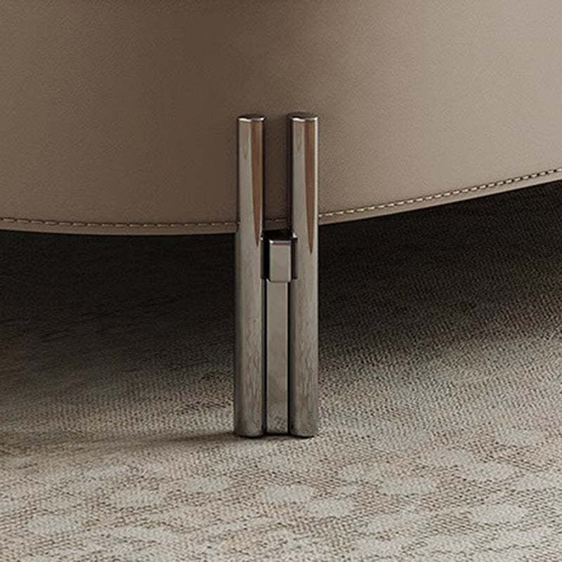 Scandinavian Saddle Leather Cloud Coffee Table
