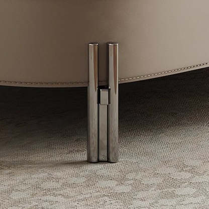 Scandinavian Saddle Leather Cloud Coffee Table