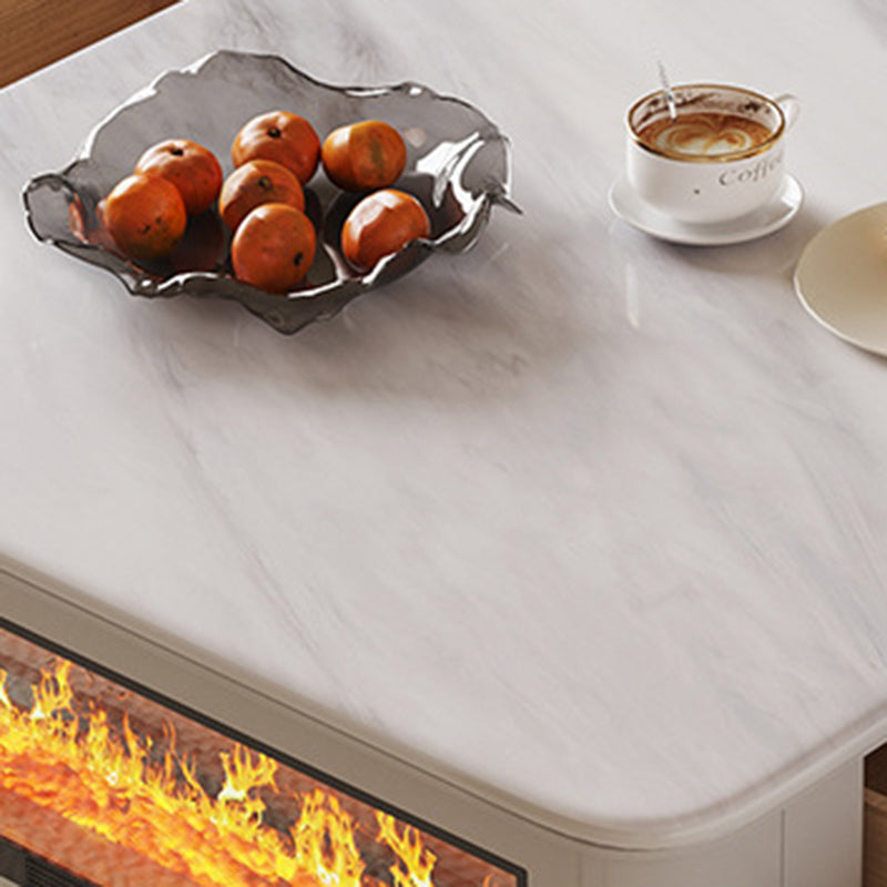 Contemporary Microcrystalline Flame Coffee Table