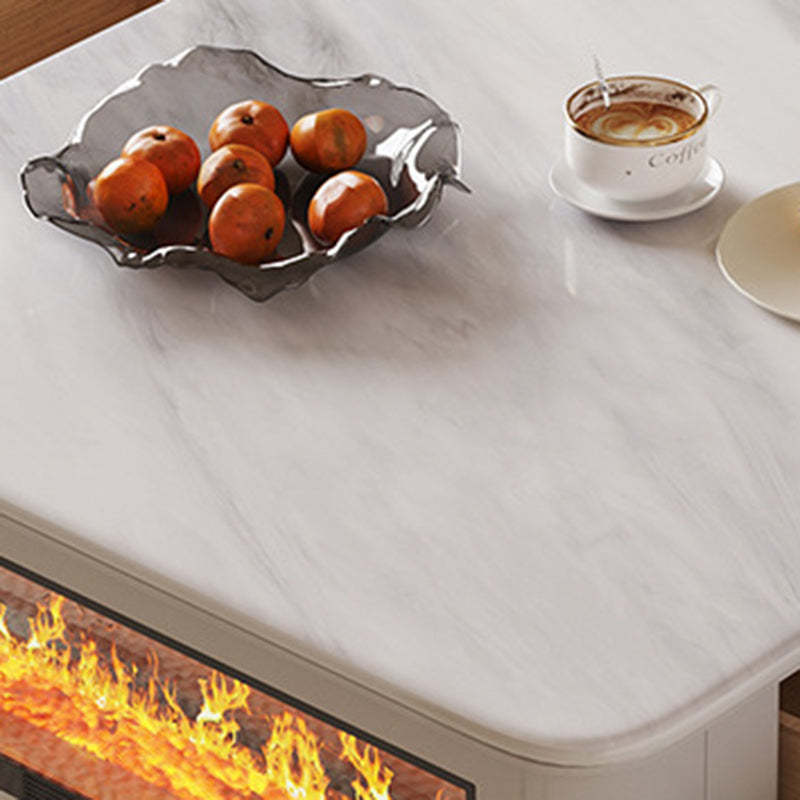 Contemporary Microcrystalline Flame Coffee Table