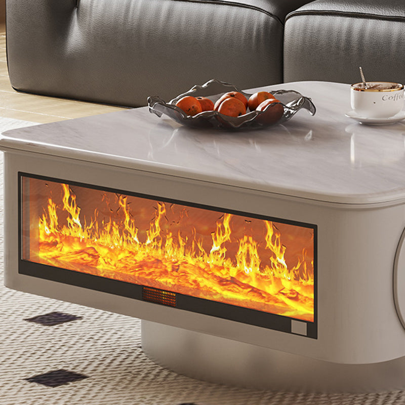 Contemporary Microcrystalline Flame Coffee Table