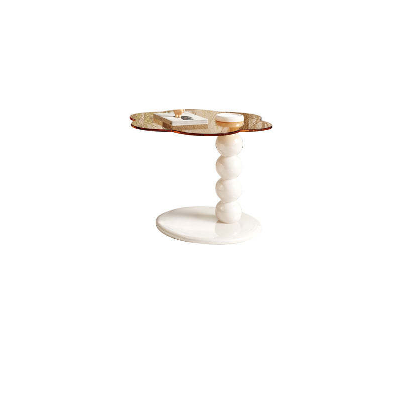 French Fiberboard Floral 1-Drawer Coffee Table