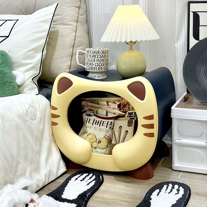 Kids Cartoon Cat Stackable Nightstand