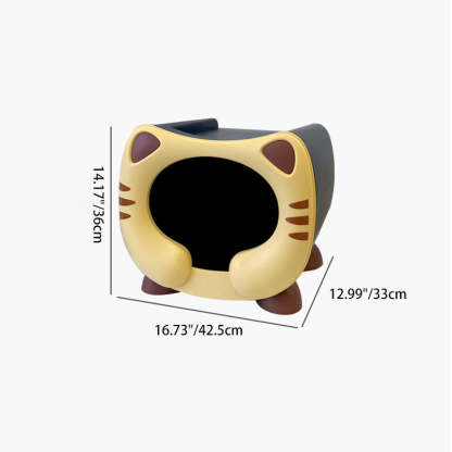Kids Cartoon Cat Stackable Nightstand