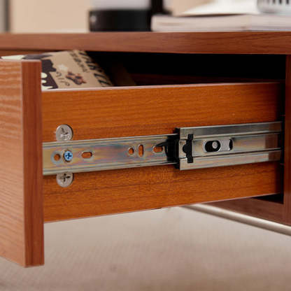 Scandinavian Engineered Wood Liftable 3-Drawer Coffee Table