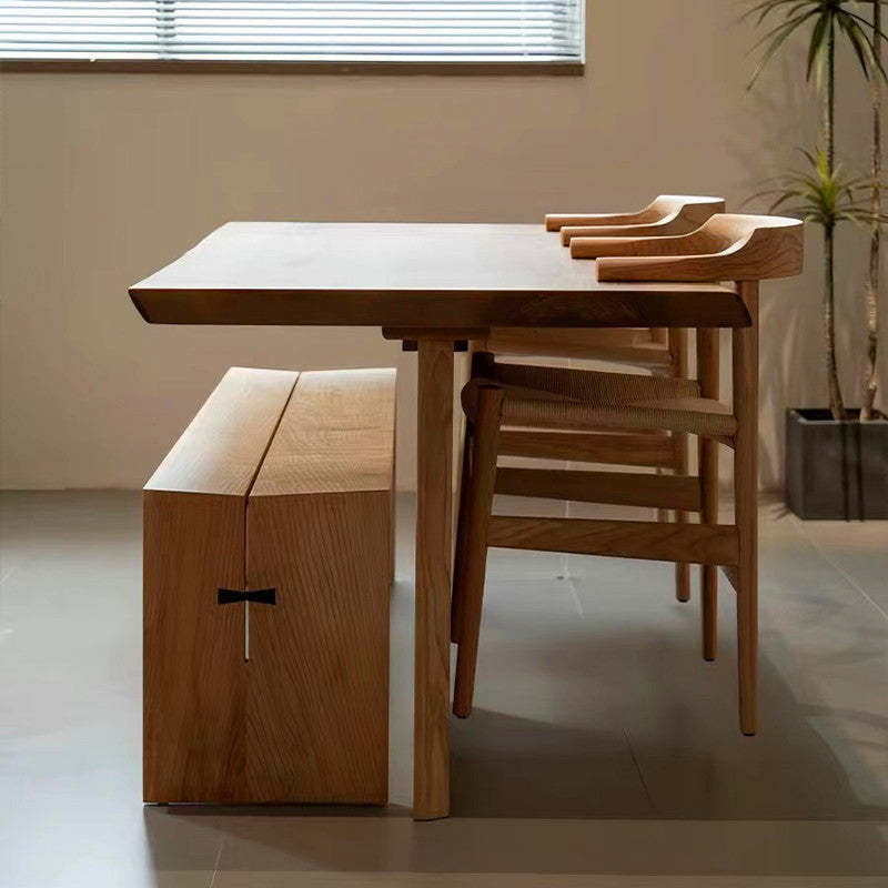 Nordic Ash Pine Acrylic Dining Table for 2/4