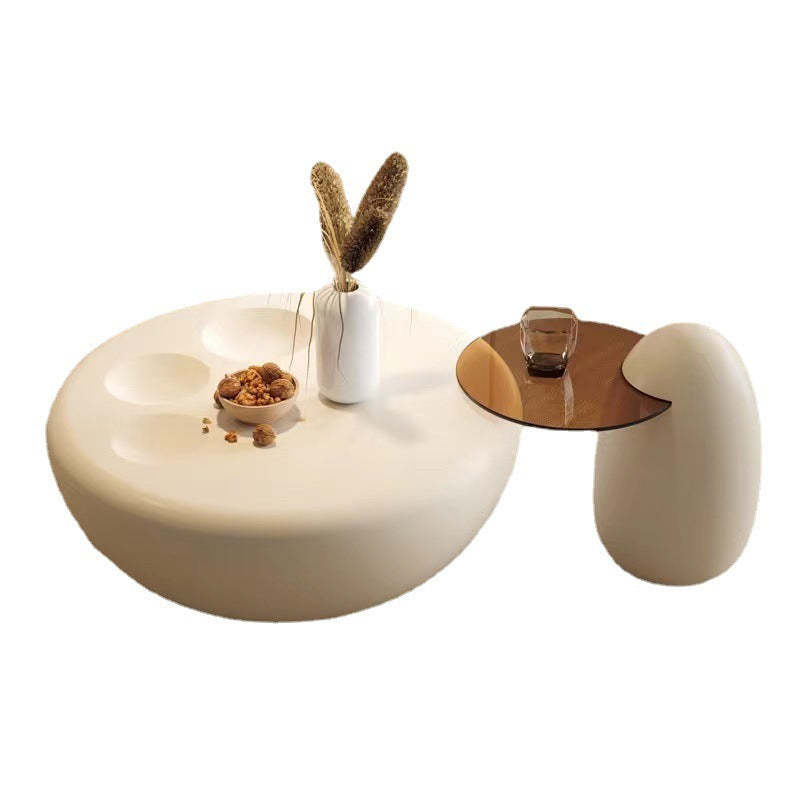Contemporary Tempered Glass Coffee Table Set
