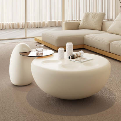 Contemporary Tempered Glass Coffee Table Set — Coffee Table
