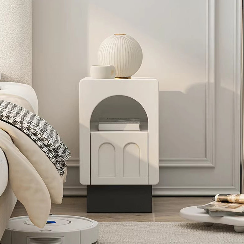 Nordic Fiberboard Arched Door Nightstand