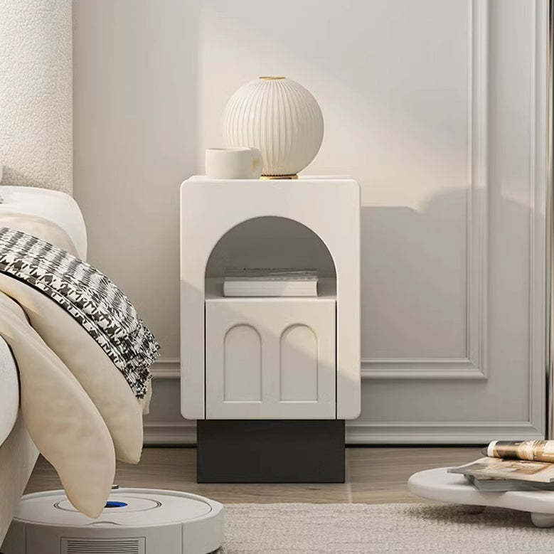 Nordic Fiberboard Arched Door Nightstand