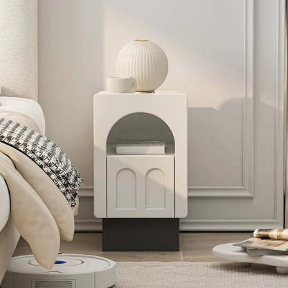 Nordic Fiberboard Arched Door Nightstand