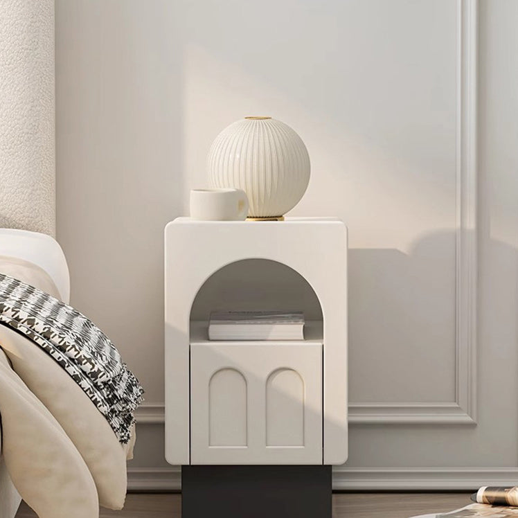 Nordic Fiberboard Arched Door Nightstand
