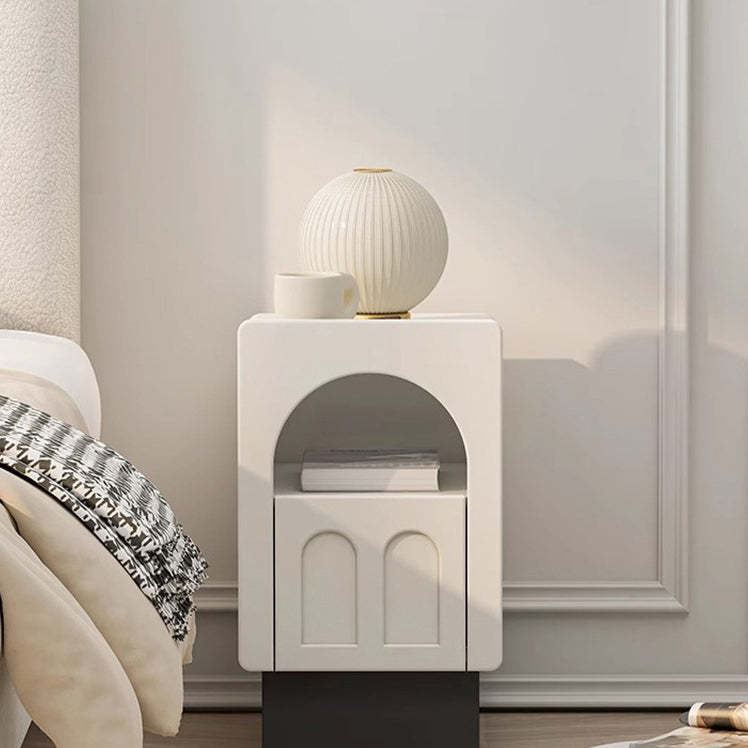 Nordic Fiberboard Arched Door Nightstand