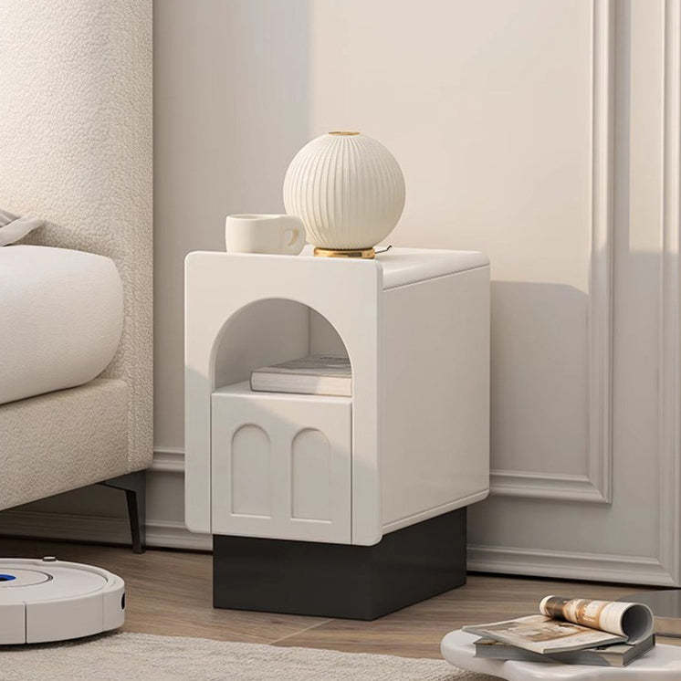 Nordic Fiberboard Arched Door Nightstand