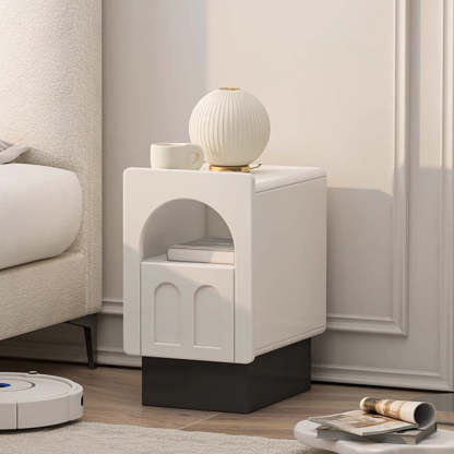 Nordic Fiberboard Arched Door Nightstand