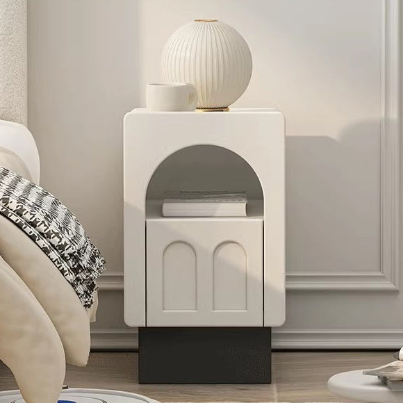 Nordic Fiberboard Arched Door Nightstand