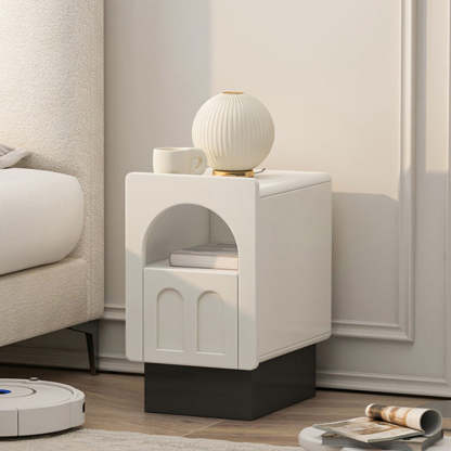 Nordic Fiberboard Arched Door Nightstand