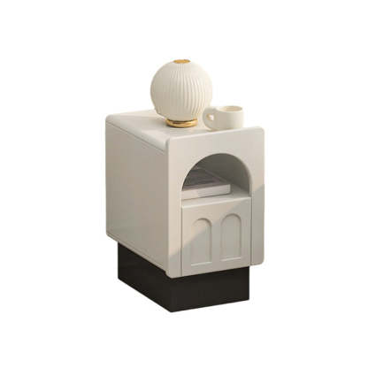 Nordic Fiberboard Arched Door Nightstand