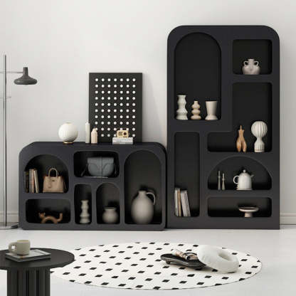 Scandinavian Plate Cave 4-6 Storage Cabinet Side Table