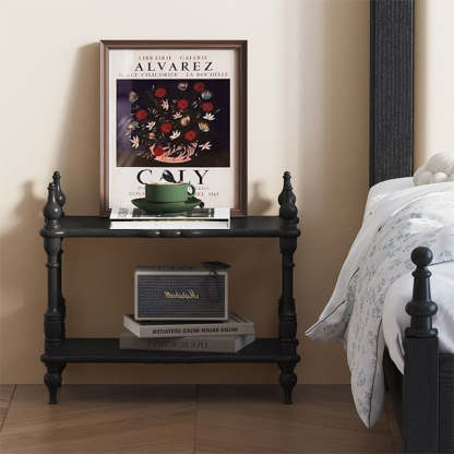 French Oak Roman Column Bookshelf 2/3/4/5-Tier