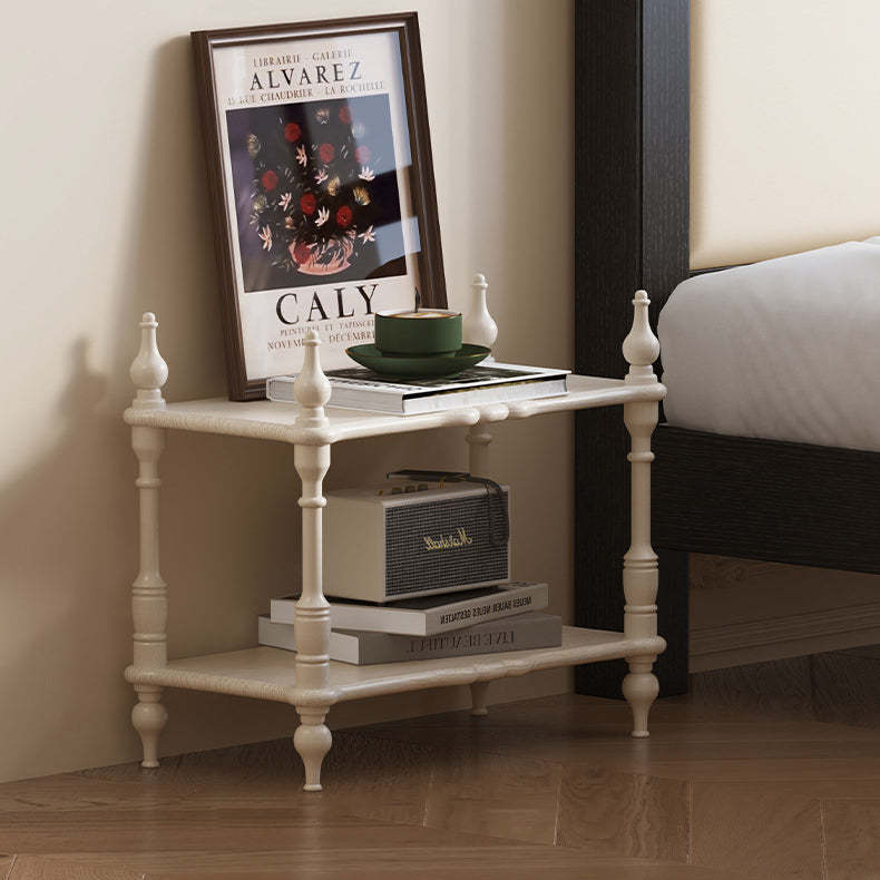 French Oak Roman Column Bookshelf 2/3/4/5-Tier — 4 / Black
