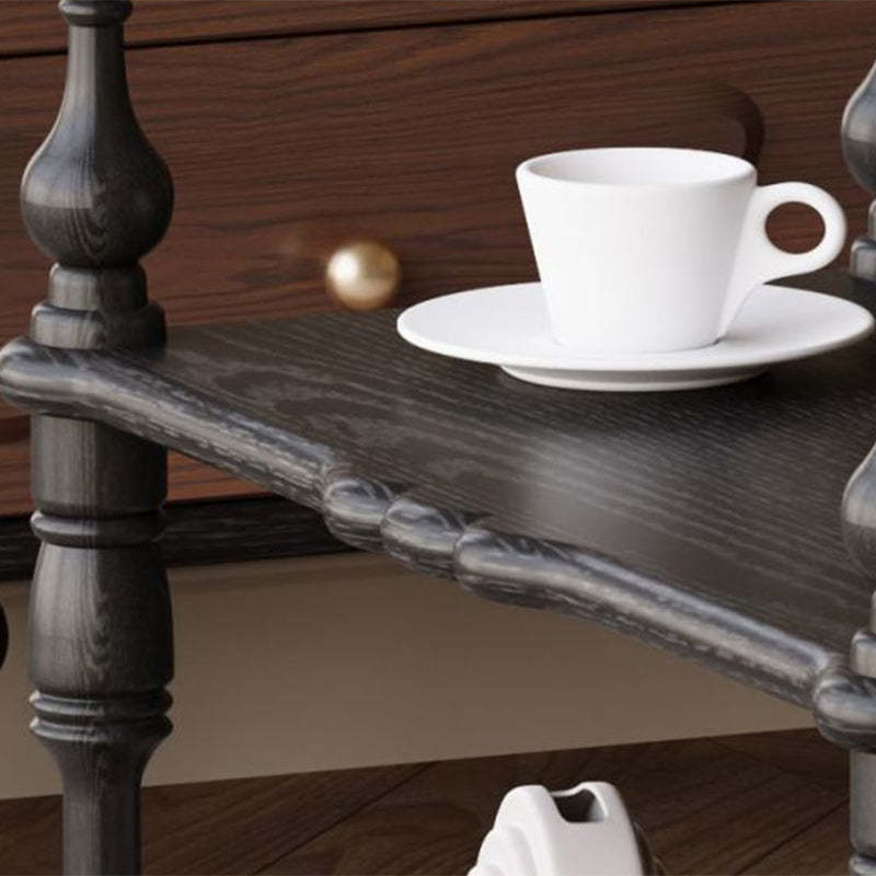 French Oak Roman Column Bookshelf 2/3/4/5-Tier